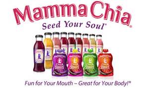 Mamma Chia logo and products